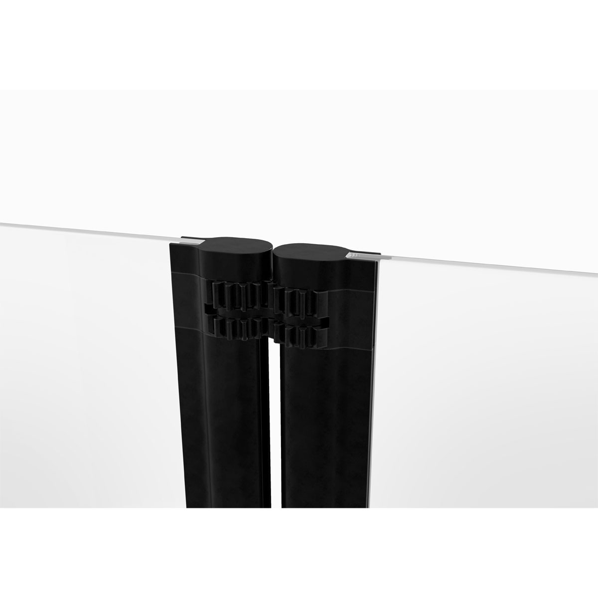 Aurlane Badewannenfaltwand Black Elegance Streifen 125 x 140 cm Bild 4