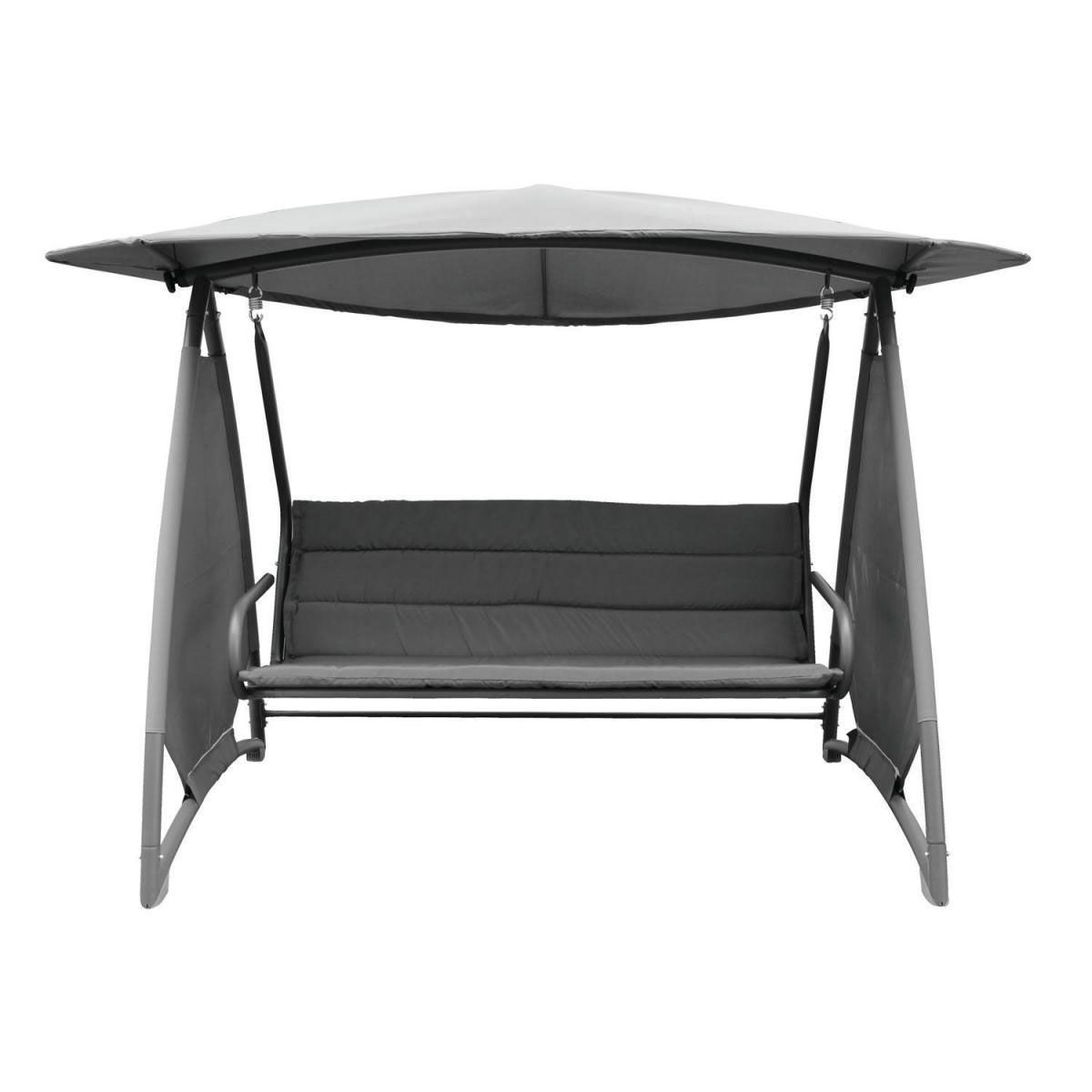 Haveson Ersatz-Seitenteilbespannung für Hollywood Sunshine 917701 anthrazit