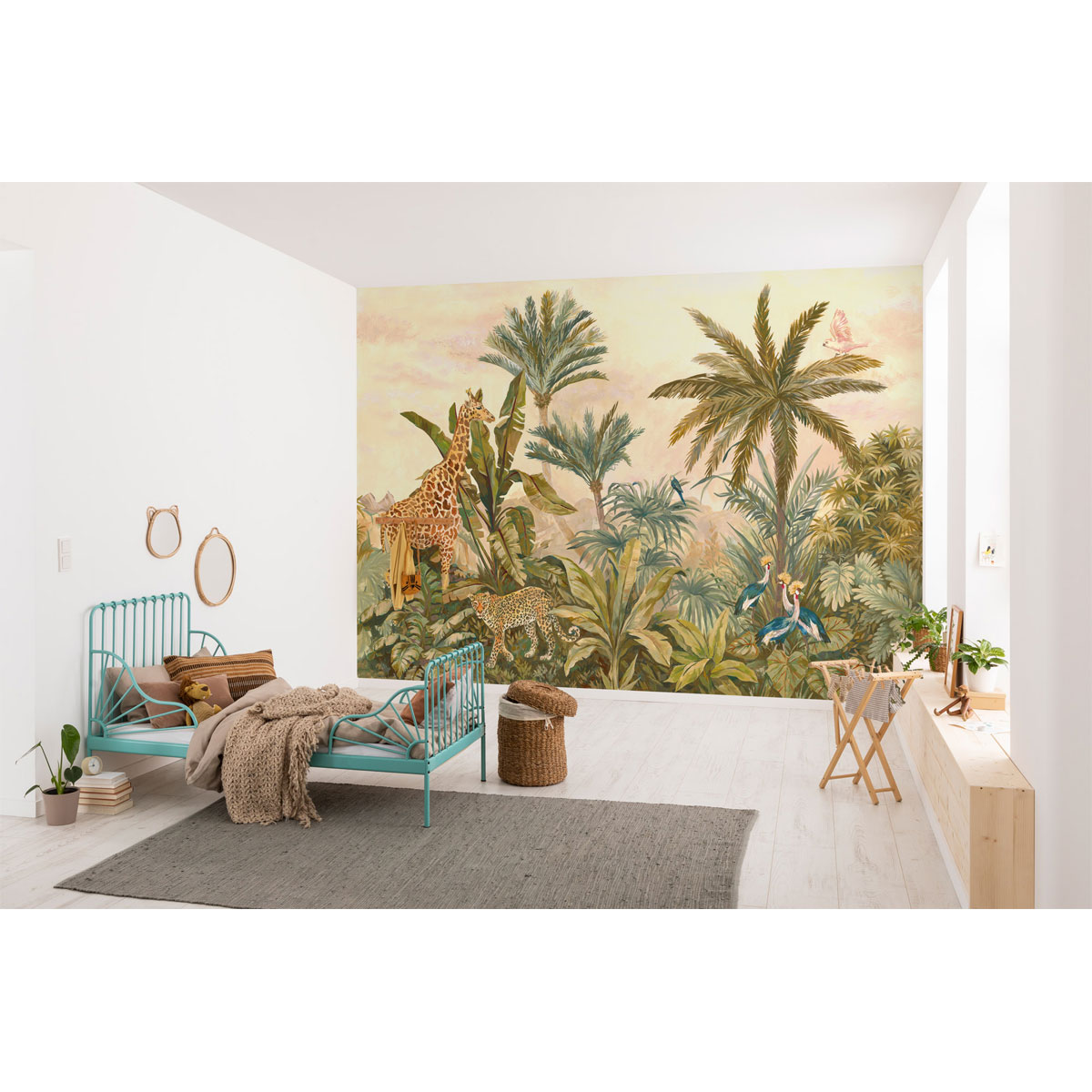 Komar  Vlies Fototapete Tropical Vintage Garden 400x280 cm