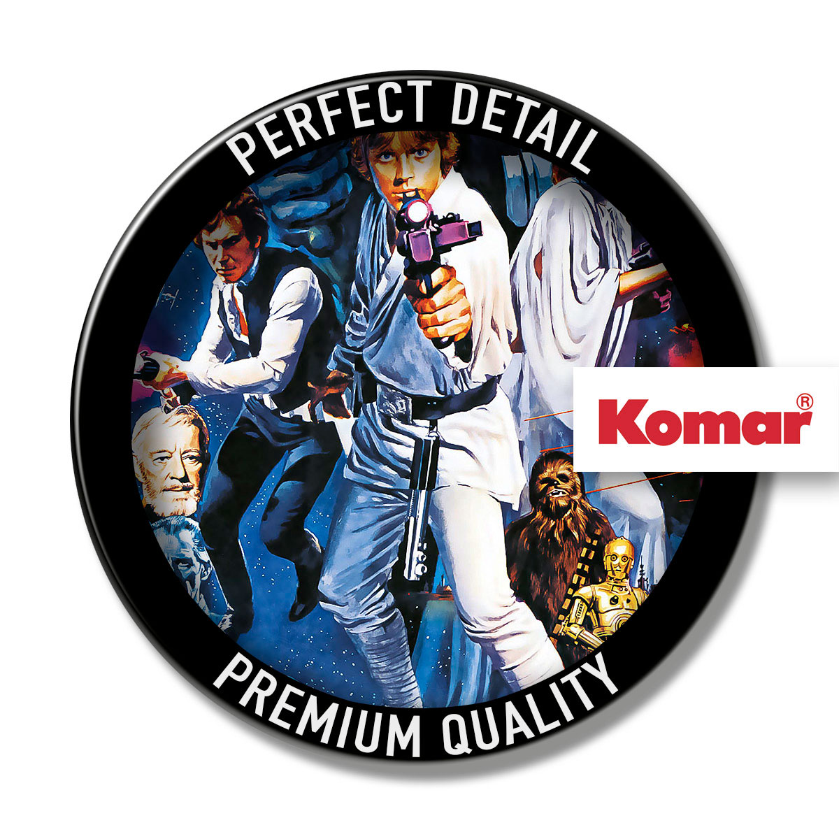 Komar  Vlies Fototapete Star Wars Poster Classic 1 200x250 cm Bild 4