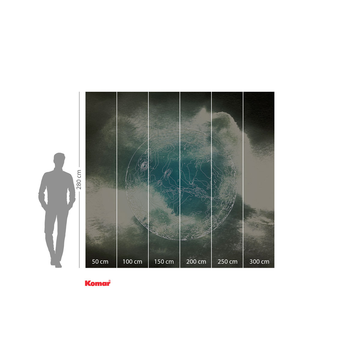 Komar  Vlies Fototapete Surreal Planet 300x280 cm Bild 3