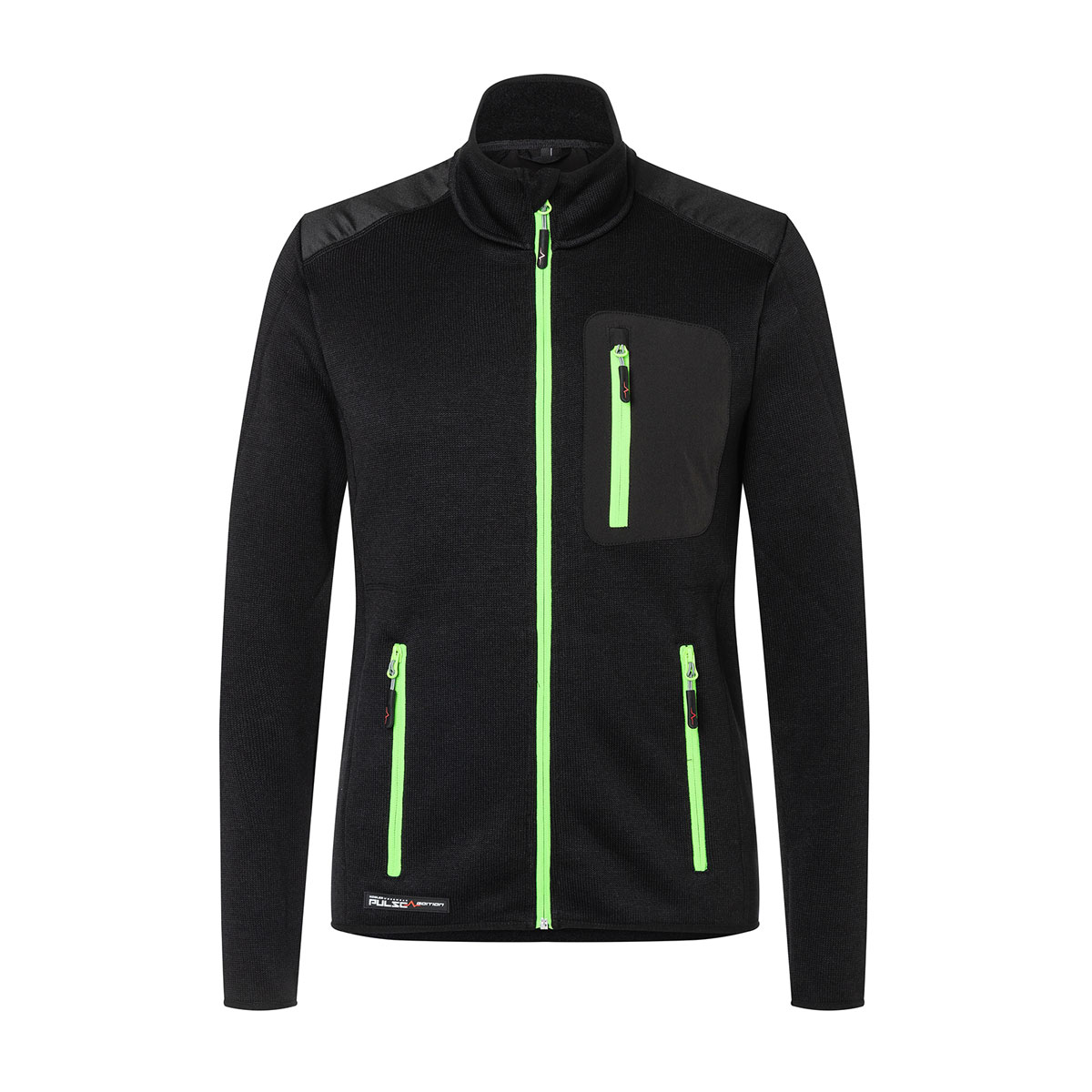 Kübler  Strickjacke PULSE DAILY schwarz/neongrün Größe M Bild 1