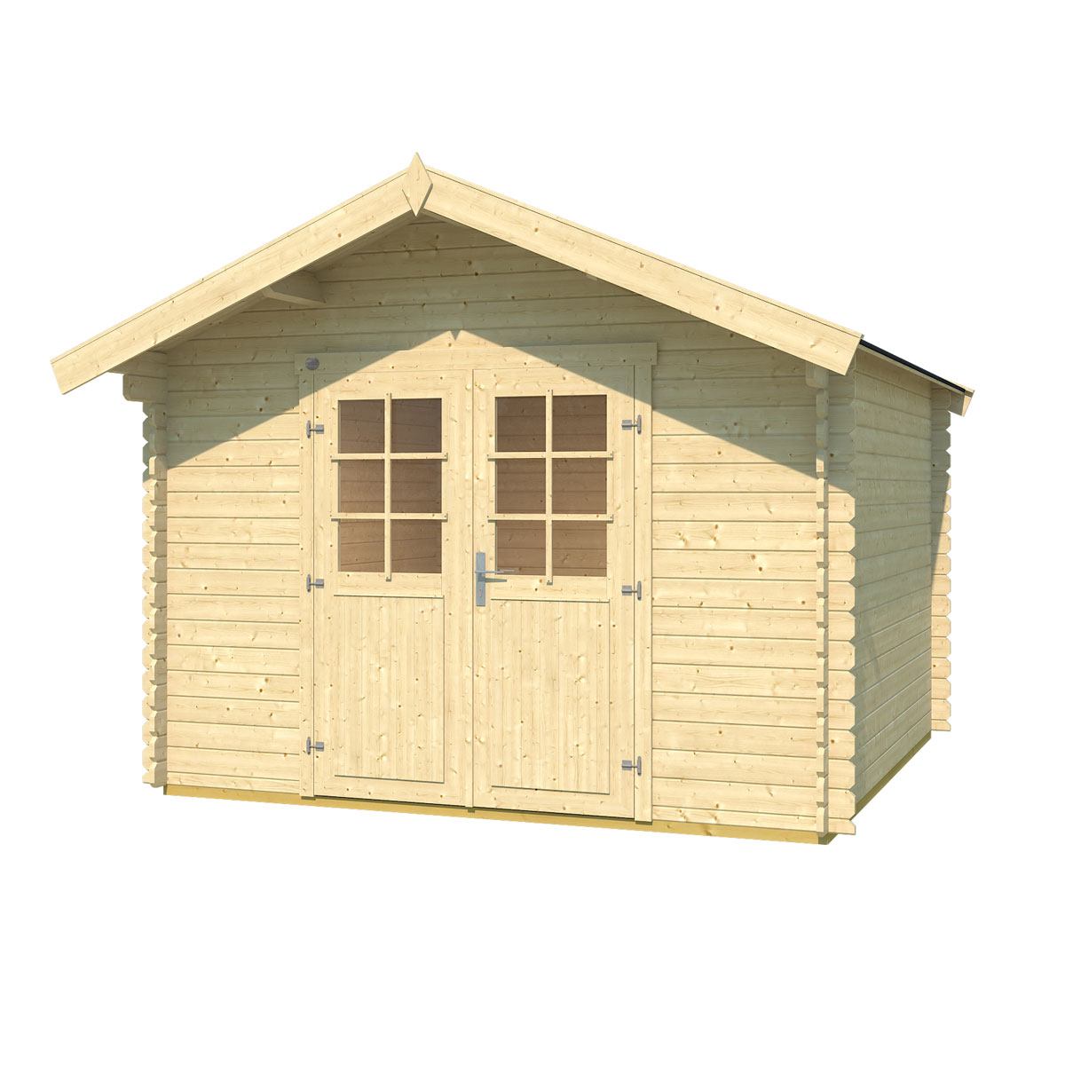 Weka Gartenhaus 209 Größe 3 28 mm 300 x 300 cm