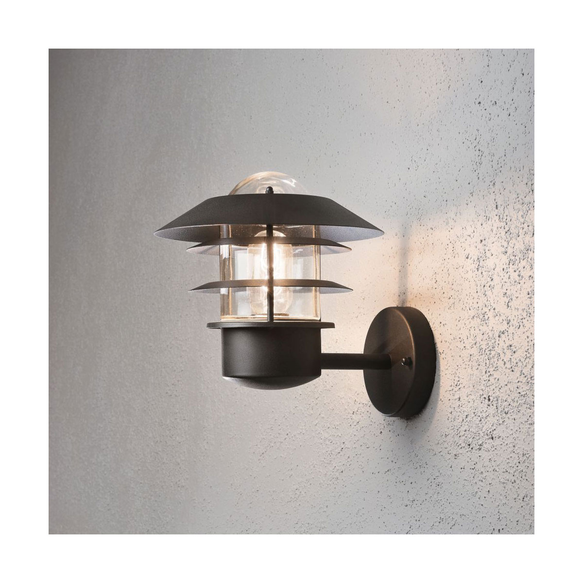Konstsmide Außenwandleuchte Modena schwarz Bild 2