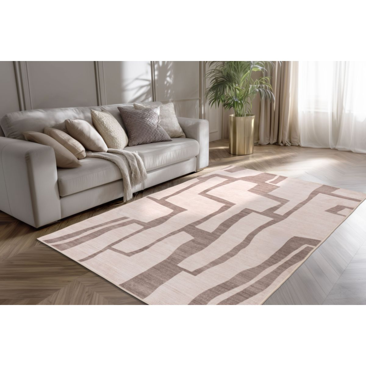 Bluster 325 Taupe 80 x 150 cm Bild 3