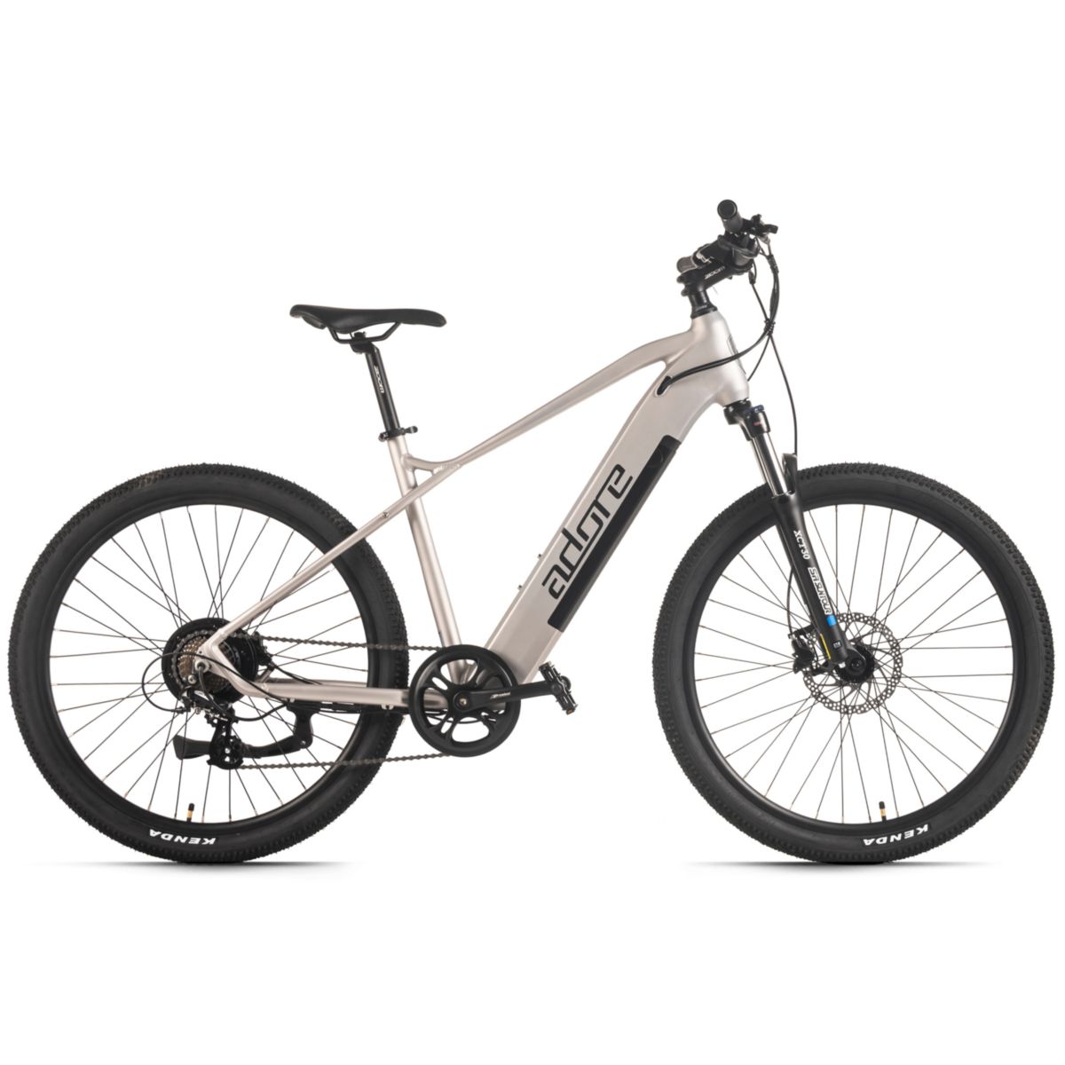 Adore E-Mountainbike 27,5" GV-650 Heckmotor 50NM / 15Ah Brushed Silver matt