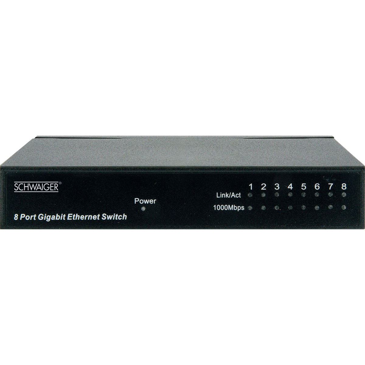 Schwaiger Netzwerk-Switch 8-fach Bild 2