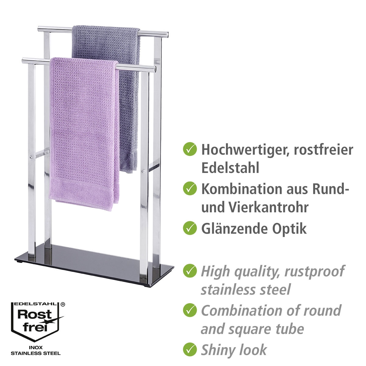 Wenko  Handtuchbutler Lava Handtuchständer Bild 2