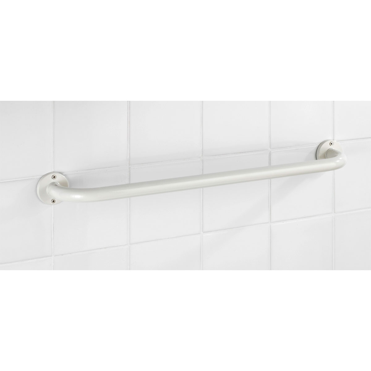 Wenko Badetuchstange Basic weiß 60 cm Bild 3