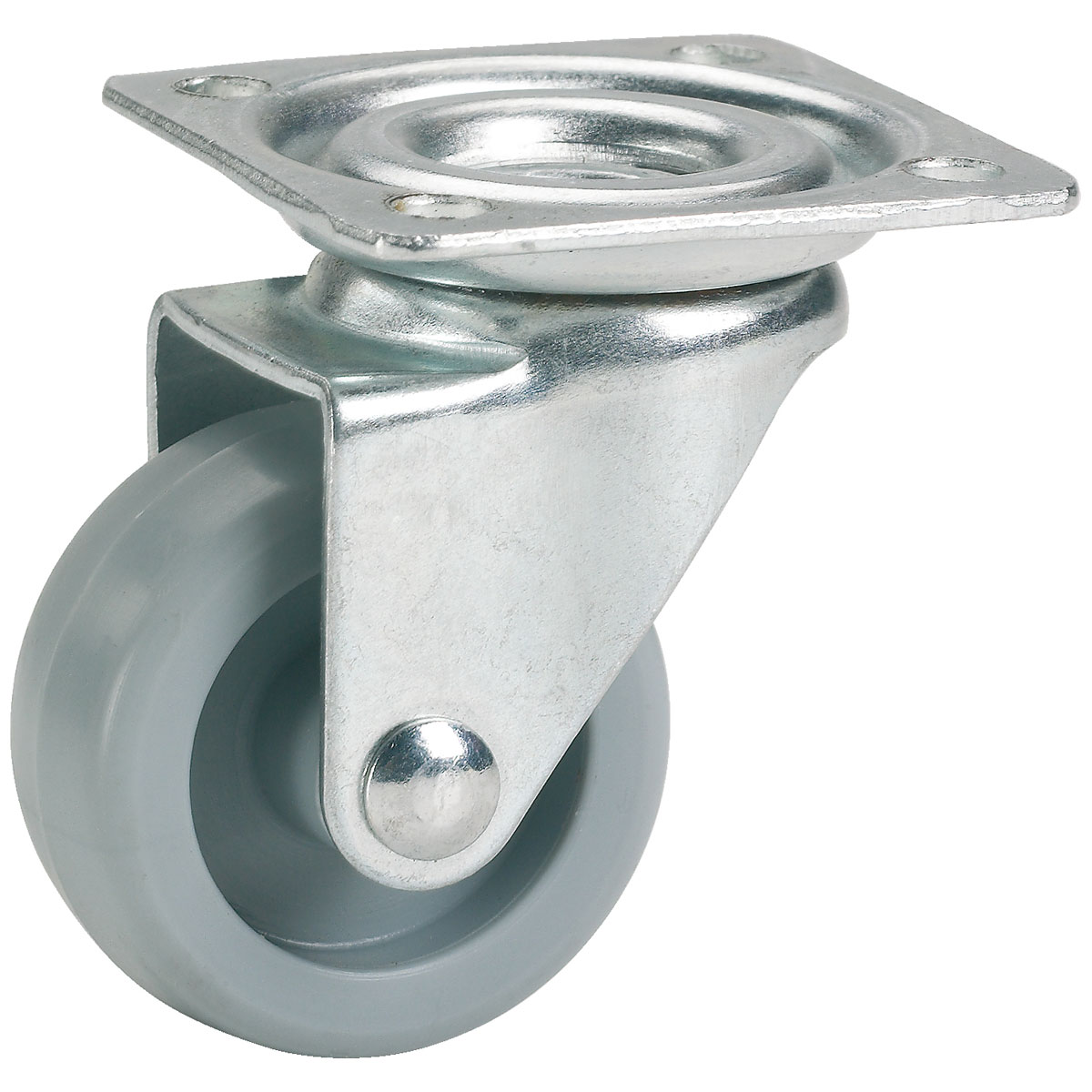 Dörner + Helmer Möbel-Lenkrolle 30 x 15 mm grau