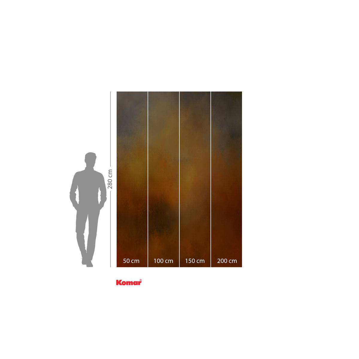Komar  Vlies Fototapete Amber 200x280 cm Bild 3