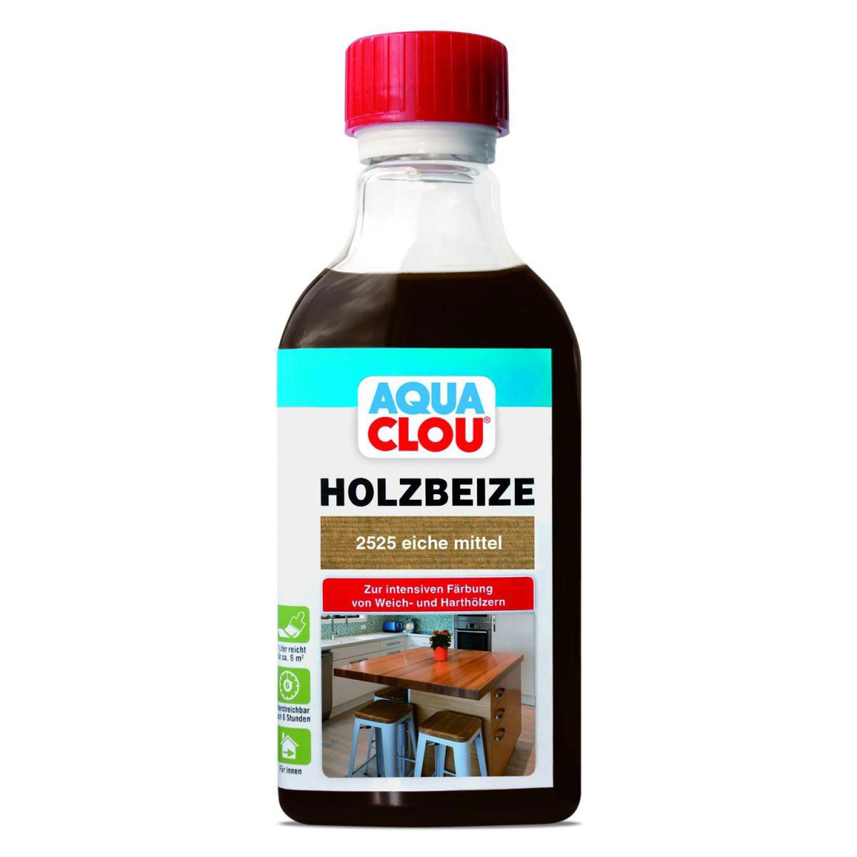 Clou B11 Aqua Holzbeize Eiche mittel 250 ml