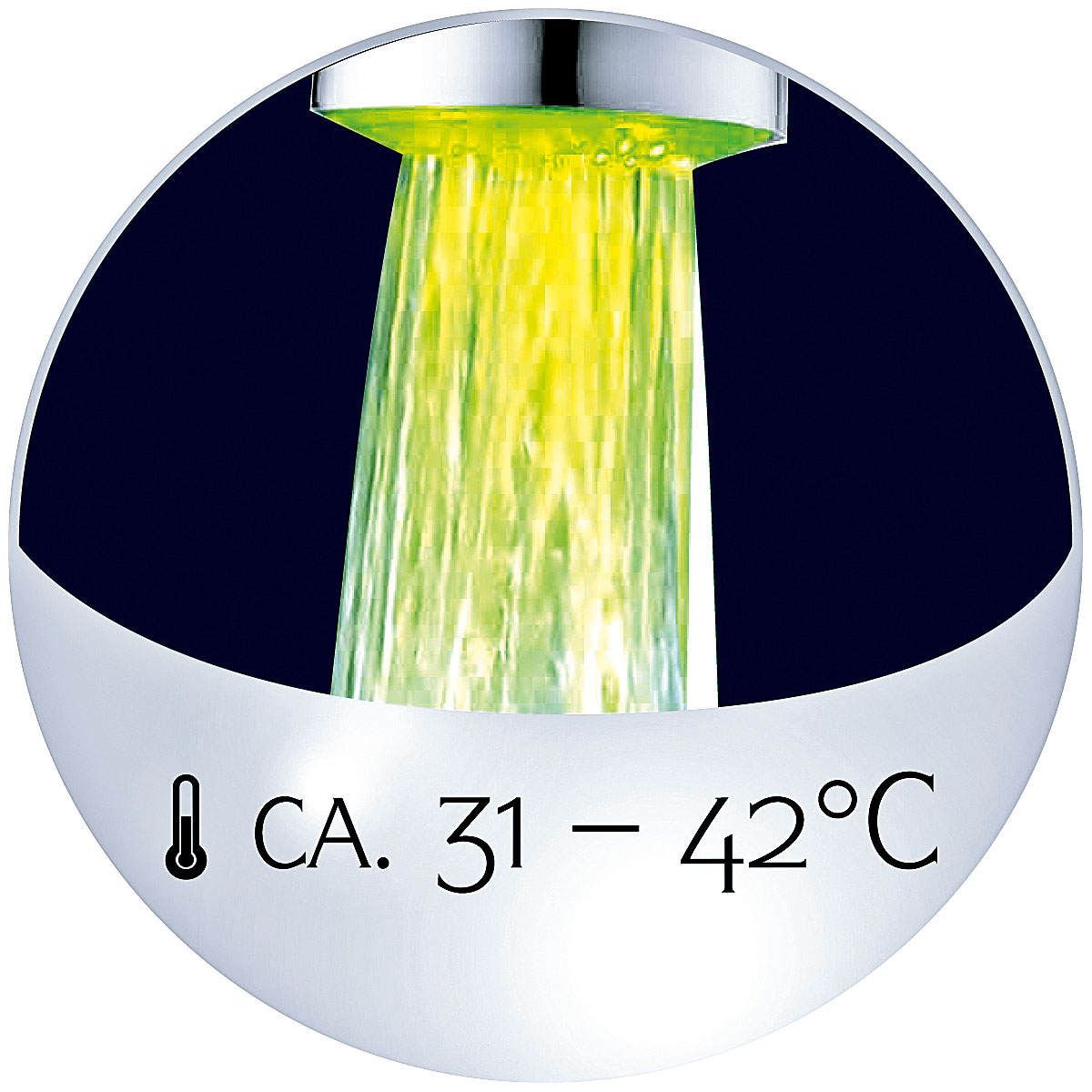 Spültischarmatur Stella mit LED chrom Bild 3