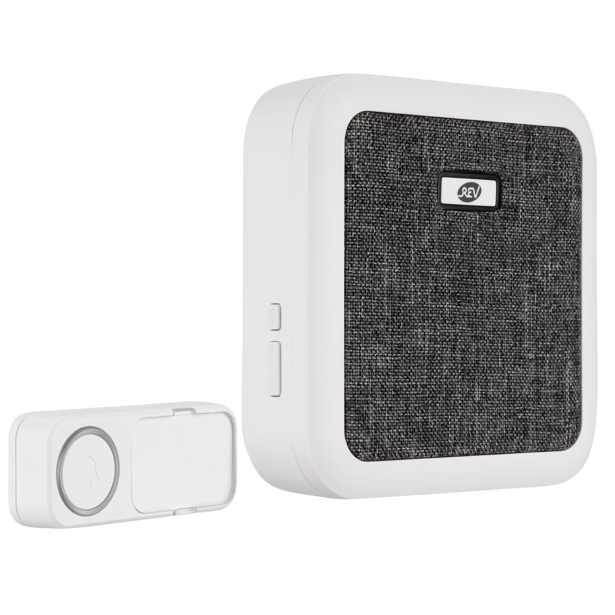 REV Ritter  Funk-Gong mit Taster & Stoffbez.Orchestra für Steckdose 58 Mel.150m weiß Bild 3