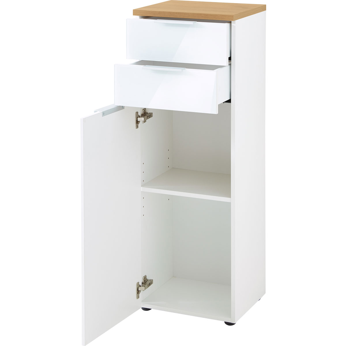 Schrank 39 x 112 x 34 cm Navarra-Eiche-Nachbildung Bild 3