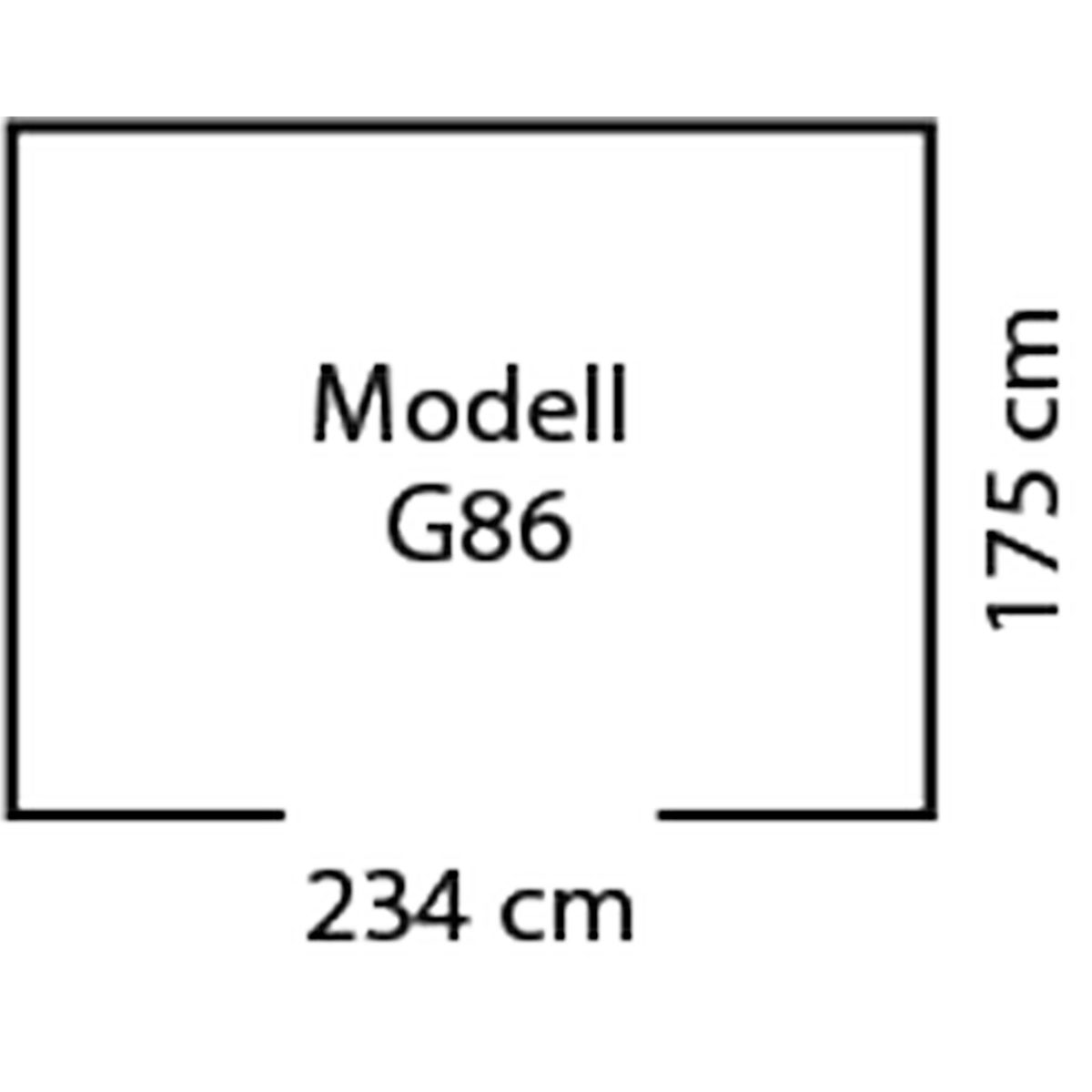 Globel Gerätehaus Dream 4,1m² silber Bild 5