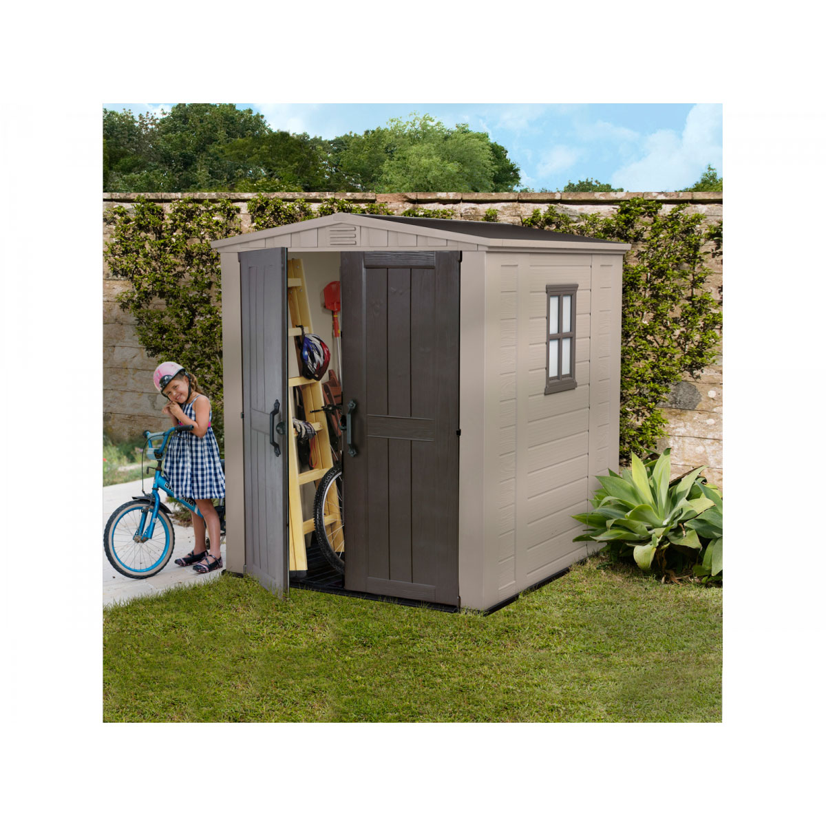 Keter Kunststoffgerätehaus Factor 6 x 6 Bild 3