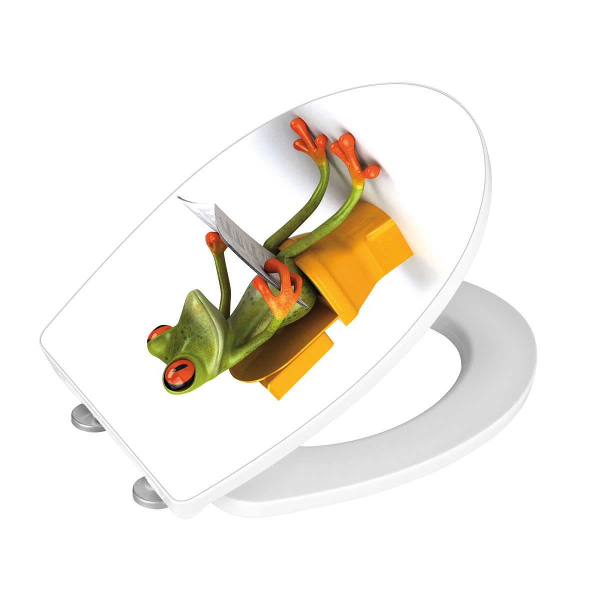 Wenko Premium WC-Sitz Frosch antibakteriell Bild 3