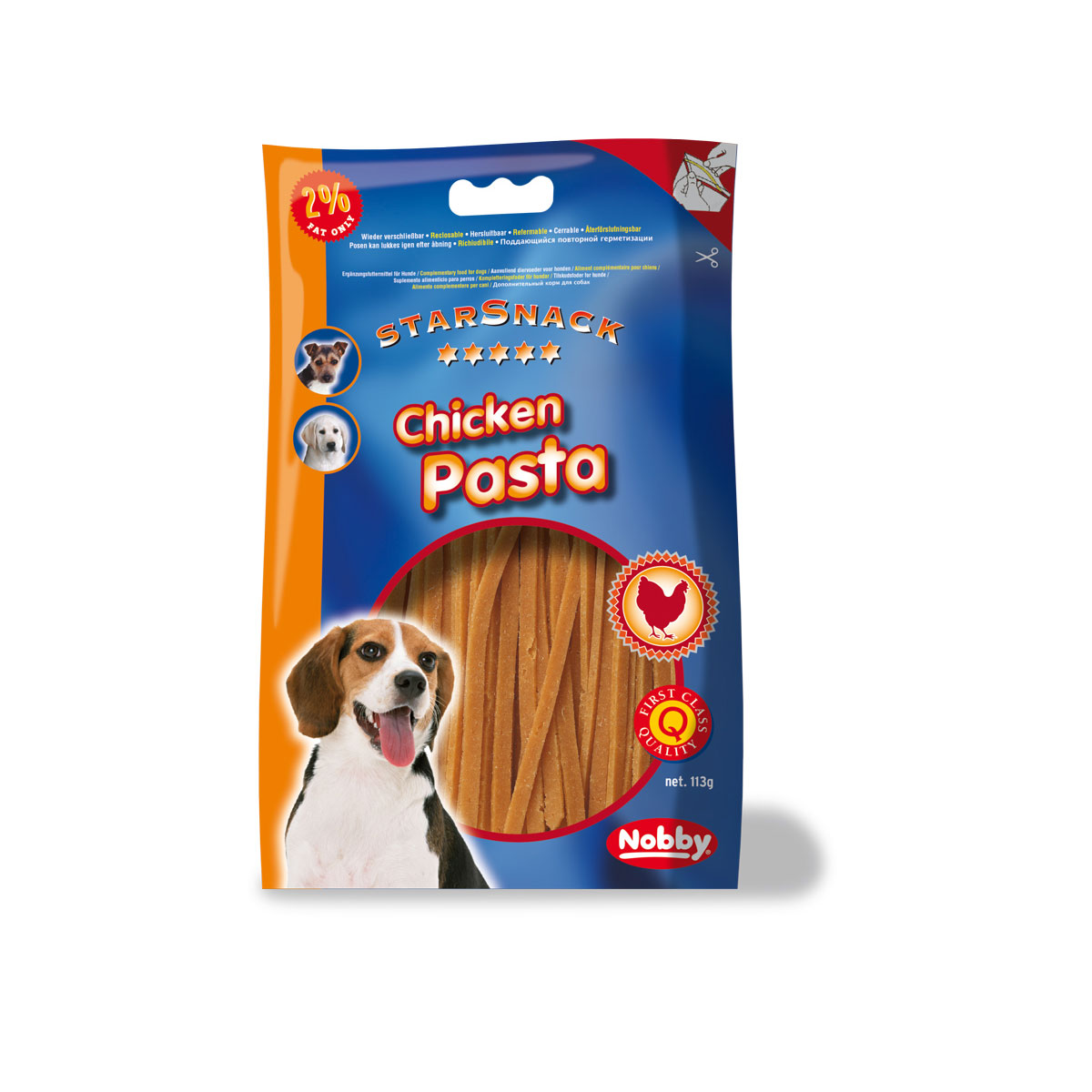 Nobby Leckerlie Starsnack Chicken Pasta 113 g
