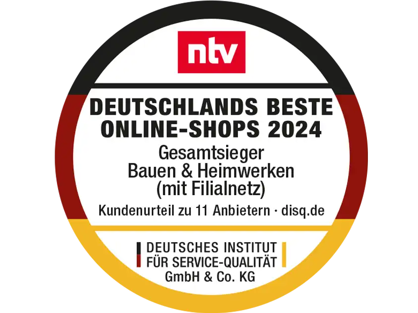 ntv DEUTSCHLANDS BESTE ONLINE-SHOPS 2024 Auszeichnung