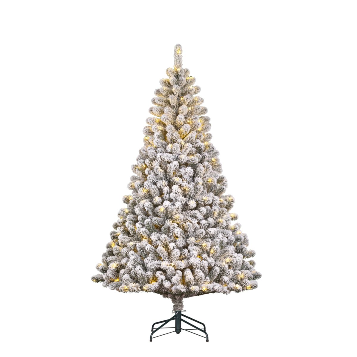 Charlton Weihnachtsbaum grün frosted warm weiß LED 215x127 cm mit Timer & Dimmer