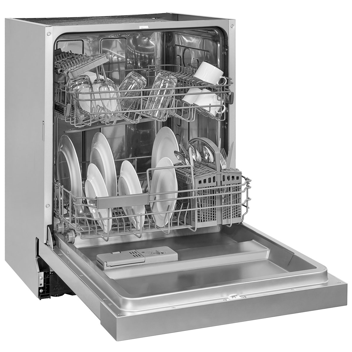 exquisit Einbau-Geschirrspüler, EGSP 1012-EB-030 Einox Bild 3