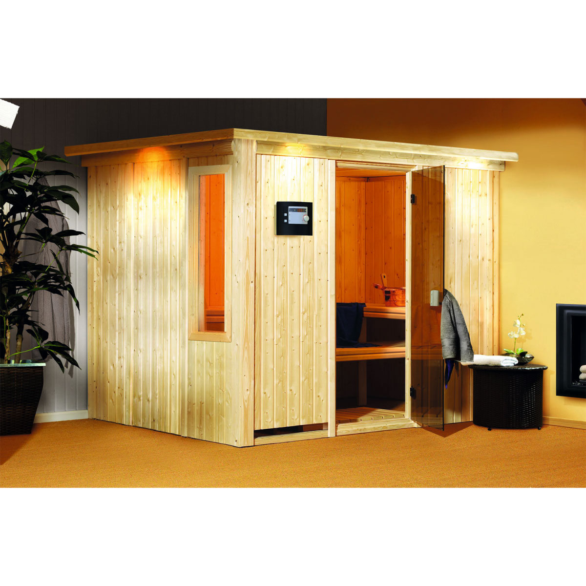 Karibu Systemsauna Gobin 68 mm Bild 2