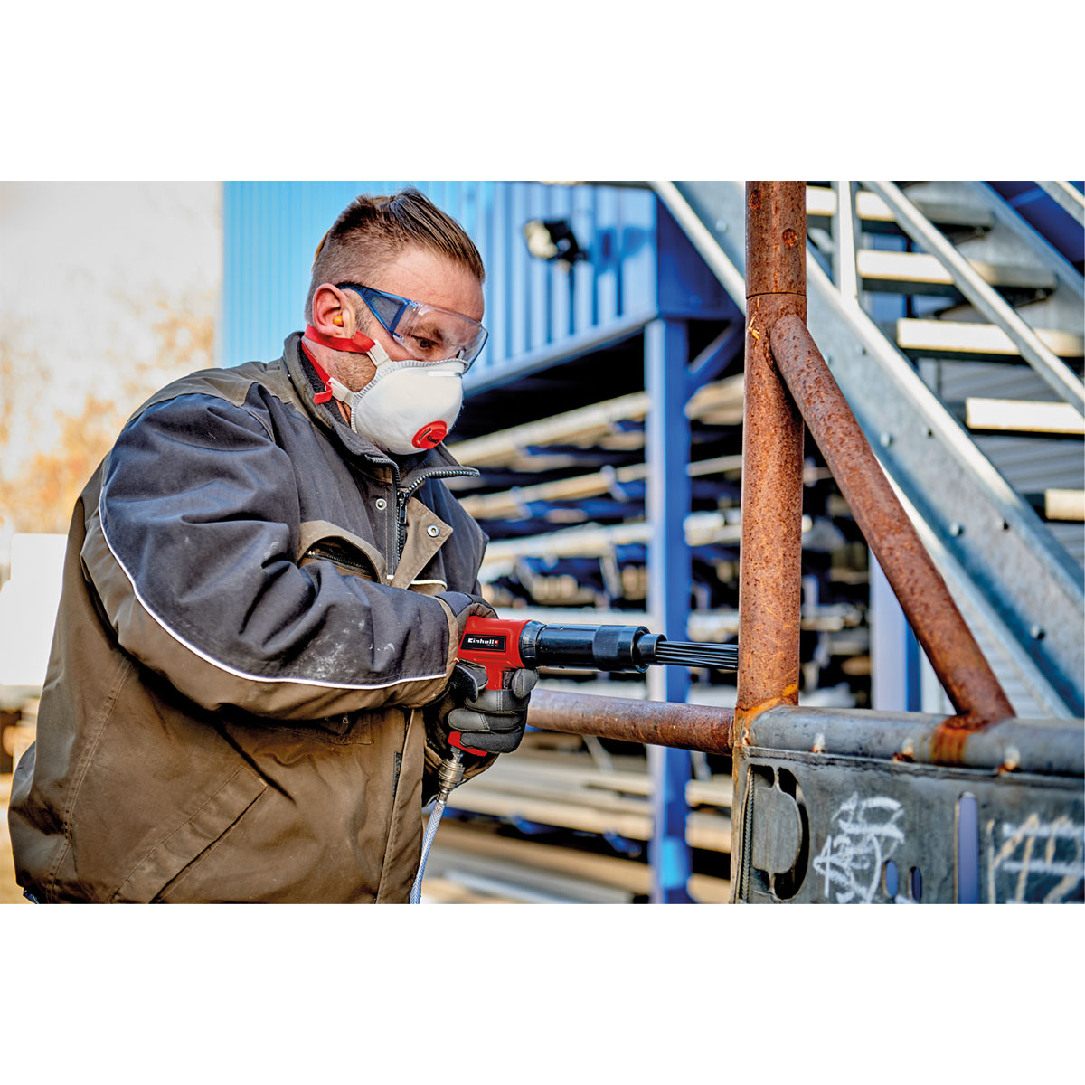 Einhell Druckluft-Meisselhammer-Set TC-PC 45 4-teilig Bild 5