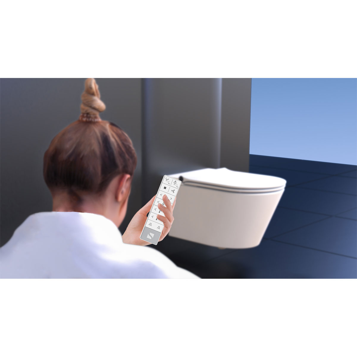 Schütte Dusch-WC-Set Cesari spülrandloser Bidet Toilettensitz Bild 7