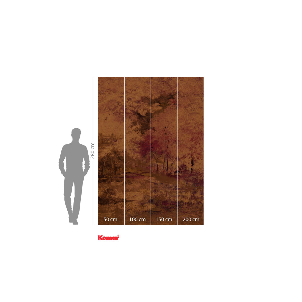 Komar  Vlies Fototapete Autumna 200x280 cm Bild 3