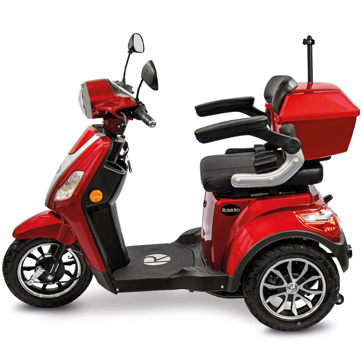 Rolektro E-Trike 15 V.3 Lithium Rot 60-30AH Akku 1000 Watt Bild 6