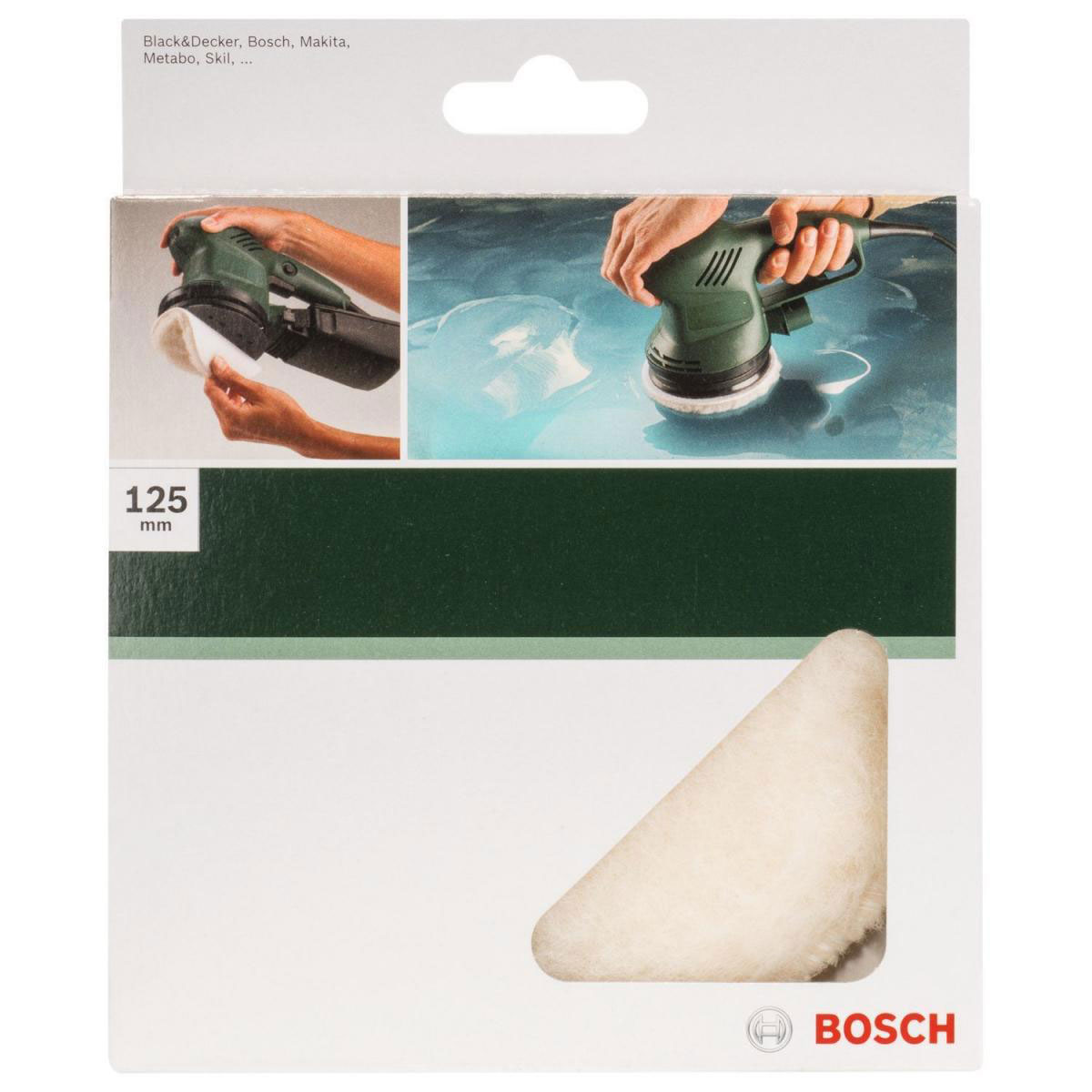Bosch  DIY Lammwollhaube Klettsystem 13 cm Bild 2