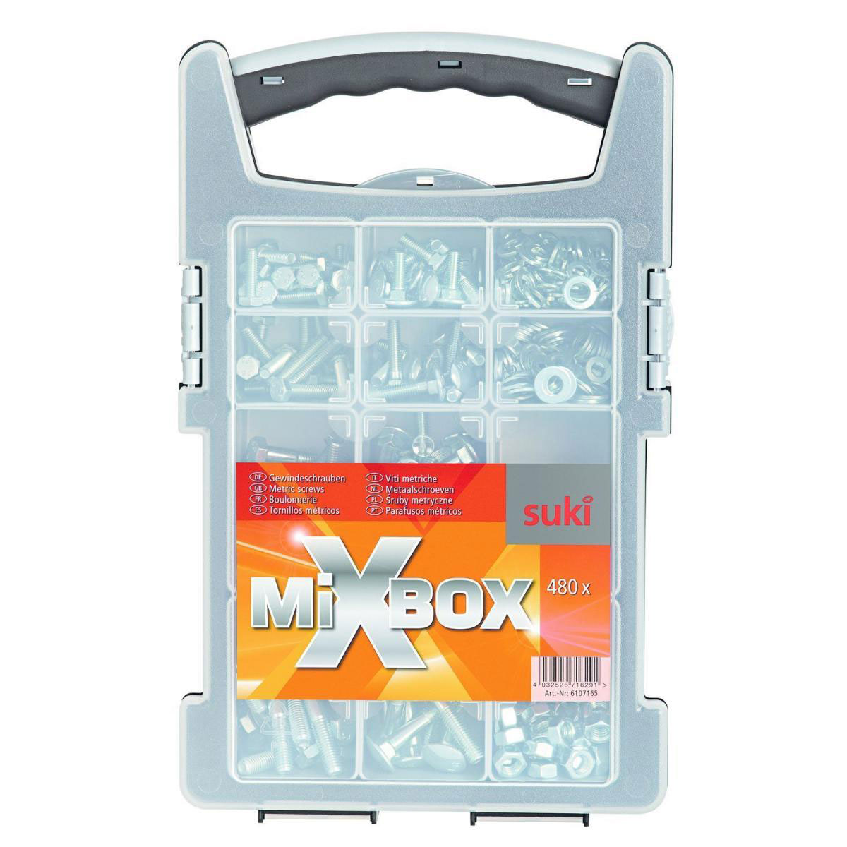 Suki Sortimentsbox Schrauben 480-teilig