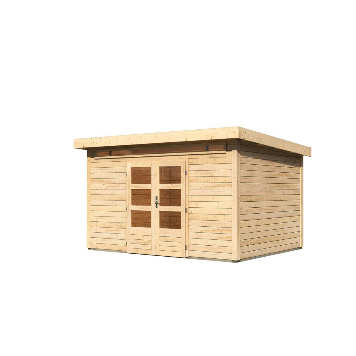 Karibu Gartenhaus Kandem 9 naturbelassen Bild 2