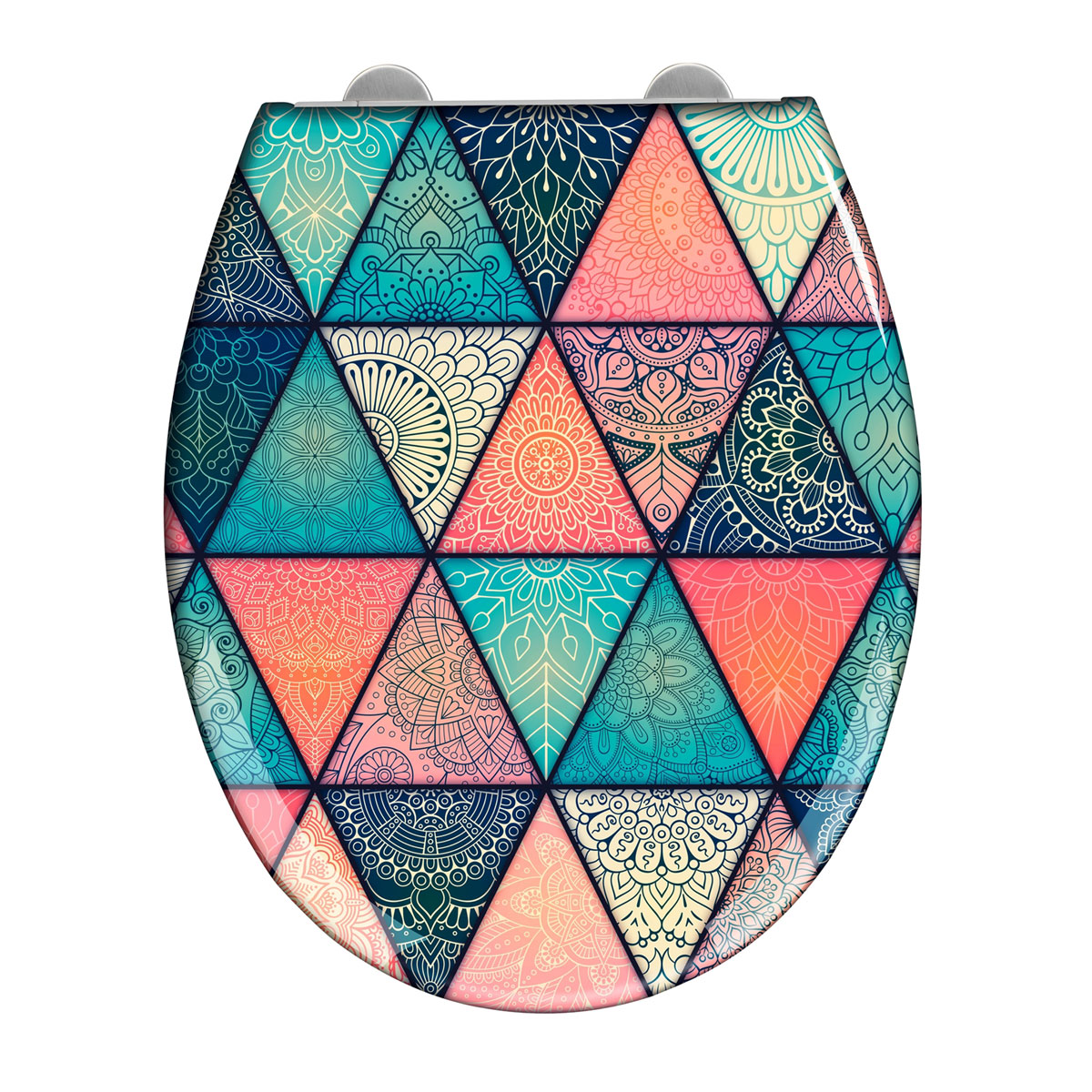 Wenko Premium WC-Sitz Geometry antibakteriell mit Absenkautomatik