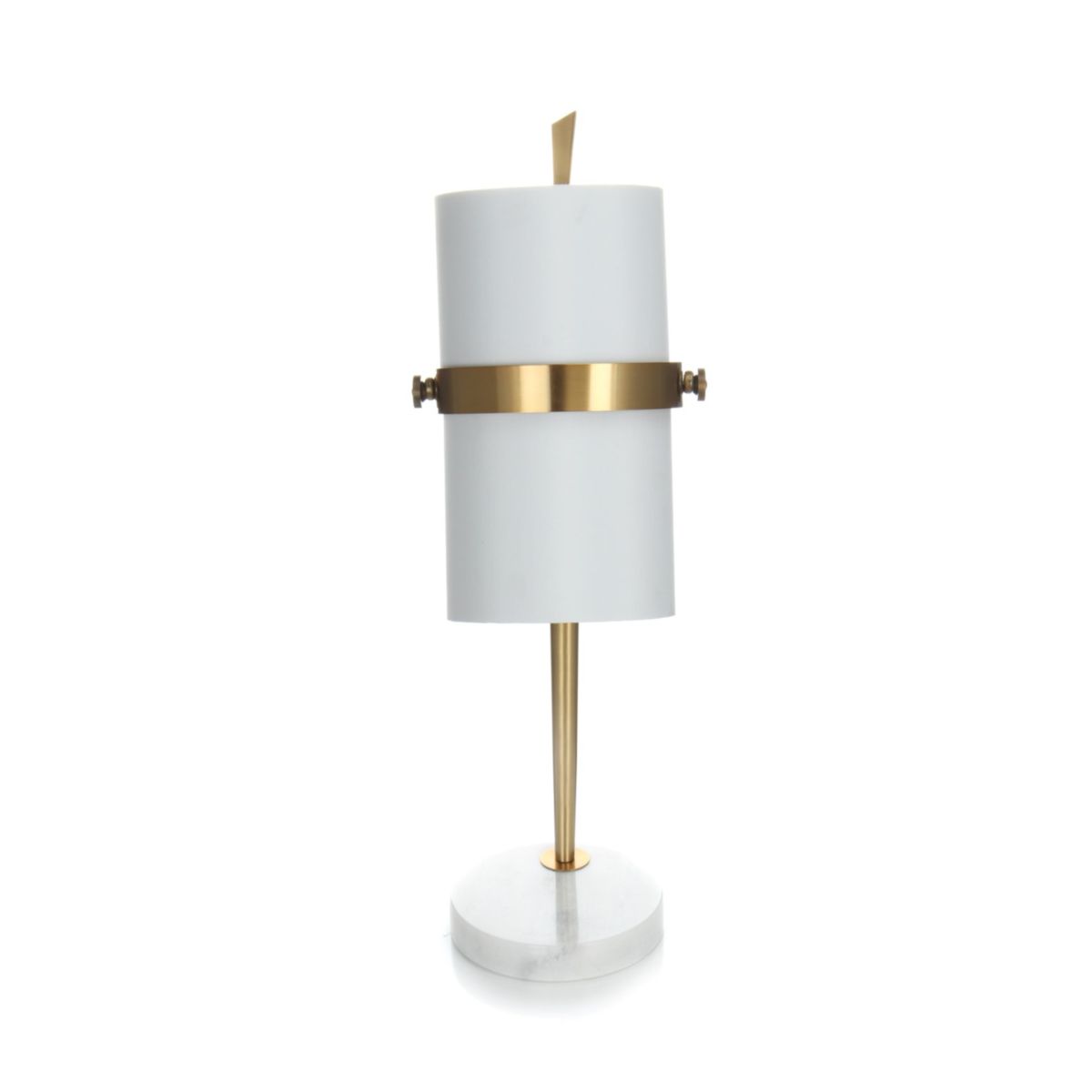 Tischlampe Novum 210 weiss gold Bild 2