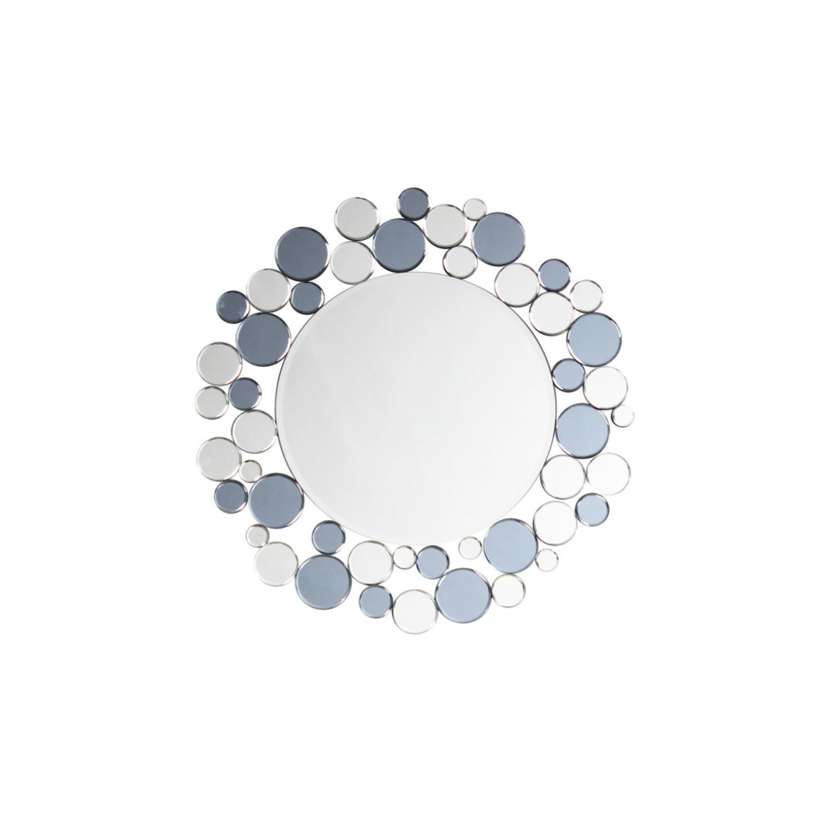 Wandspiegel Bubble 1925 silber grau