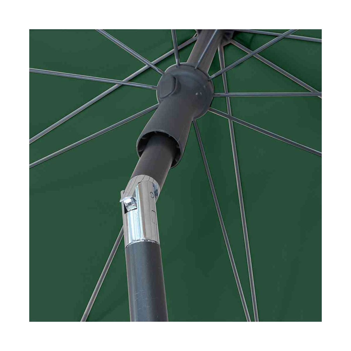 Siena Garden Mittelstockschirm Tropico 210 x 140 cm grün Bild 5