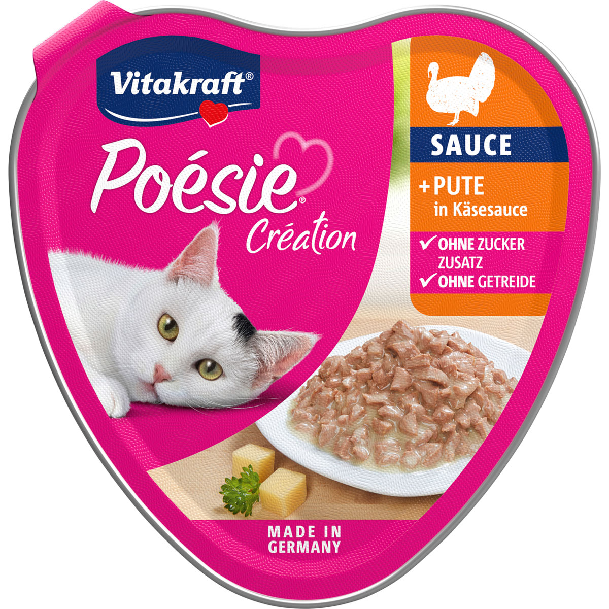 Poésie Sauce Pute und Käse 85g Schale