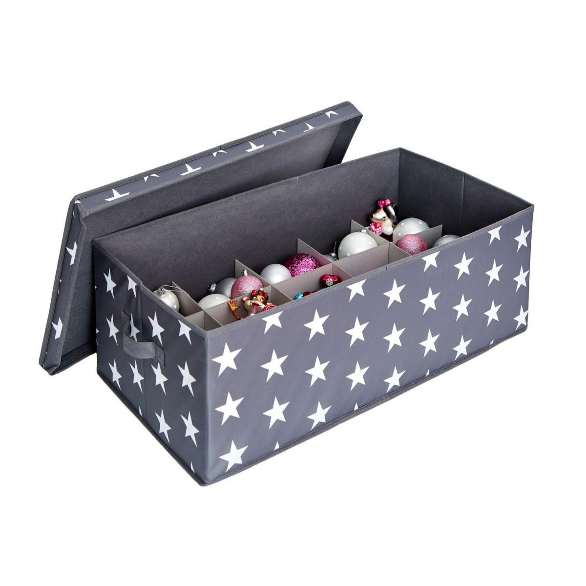 Aufbewahrungsbox für z.B Weihnachtskugeln weiß 30 Fächer Bild 6