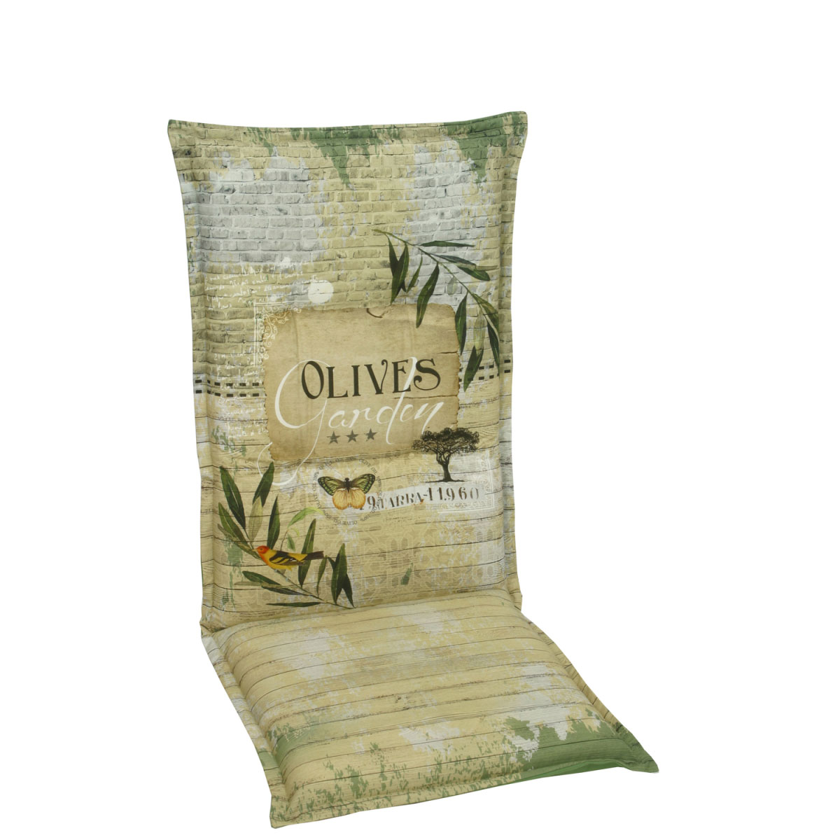 GO-DE Sessel-Auflage hoch Desin 2953 Olives 100 cm