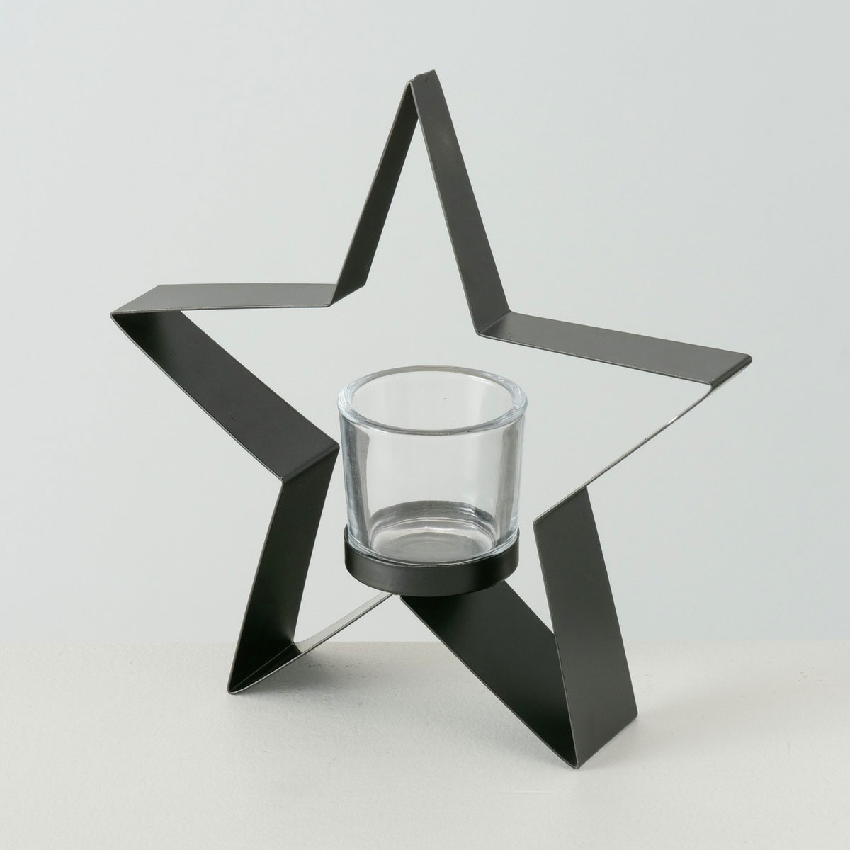 Windlicht Naos Stern Höhe 24 cm Eisen pulverbeschichtet Mehrfarbig