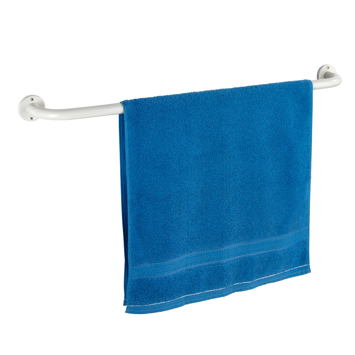 Wenko  Badetuchstange Basic 80 cm Weiß Bild 2