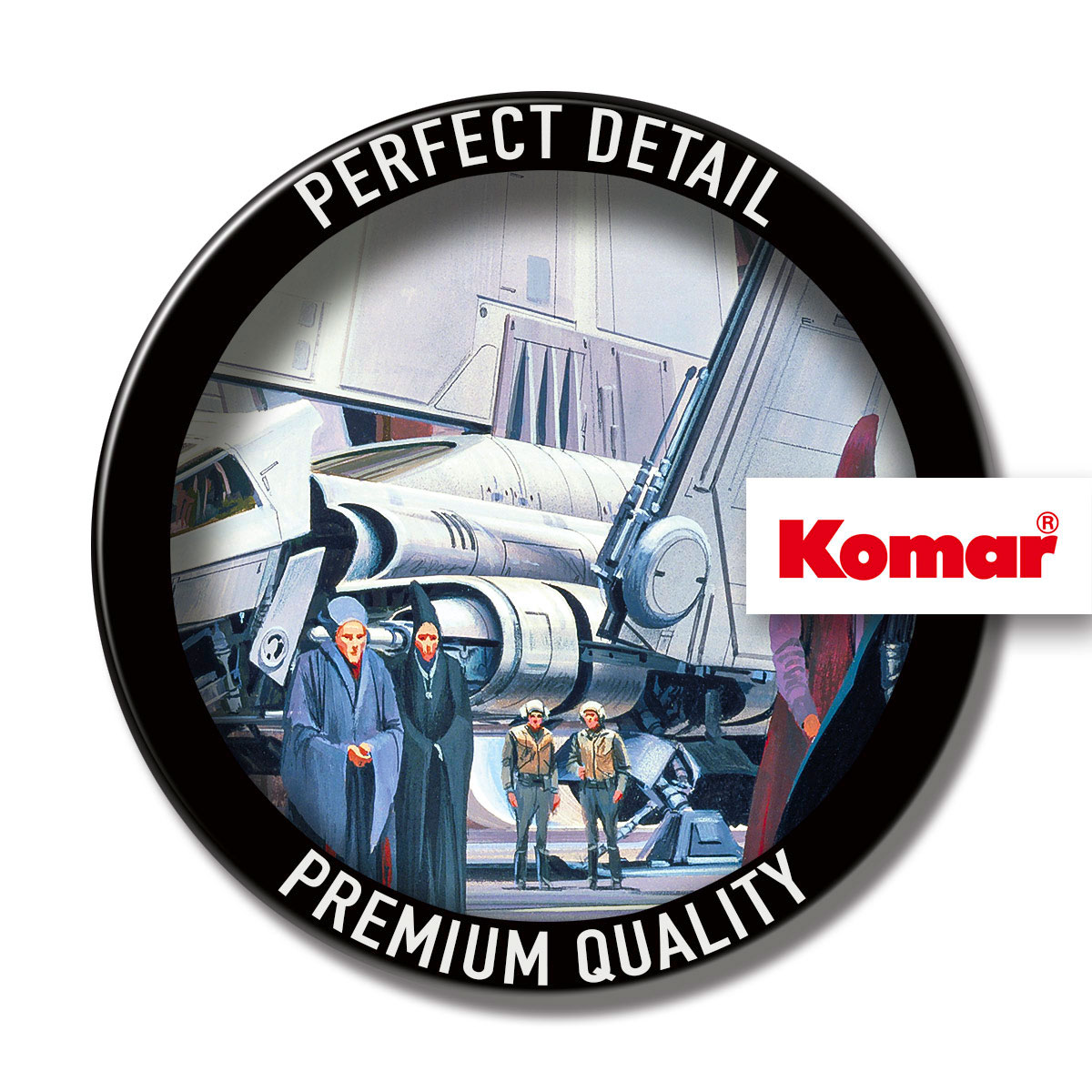 Komar  Wandbild Star Wars Classic Death Star Shuttle Dock 70x50 cm Bild 3