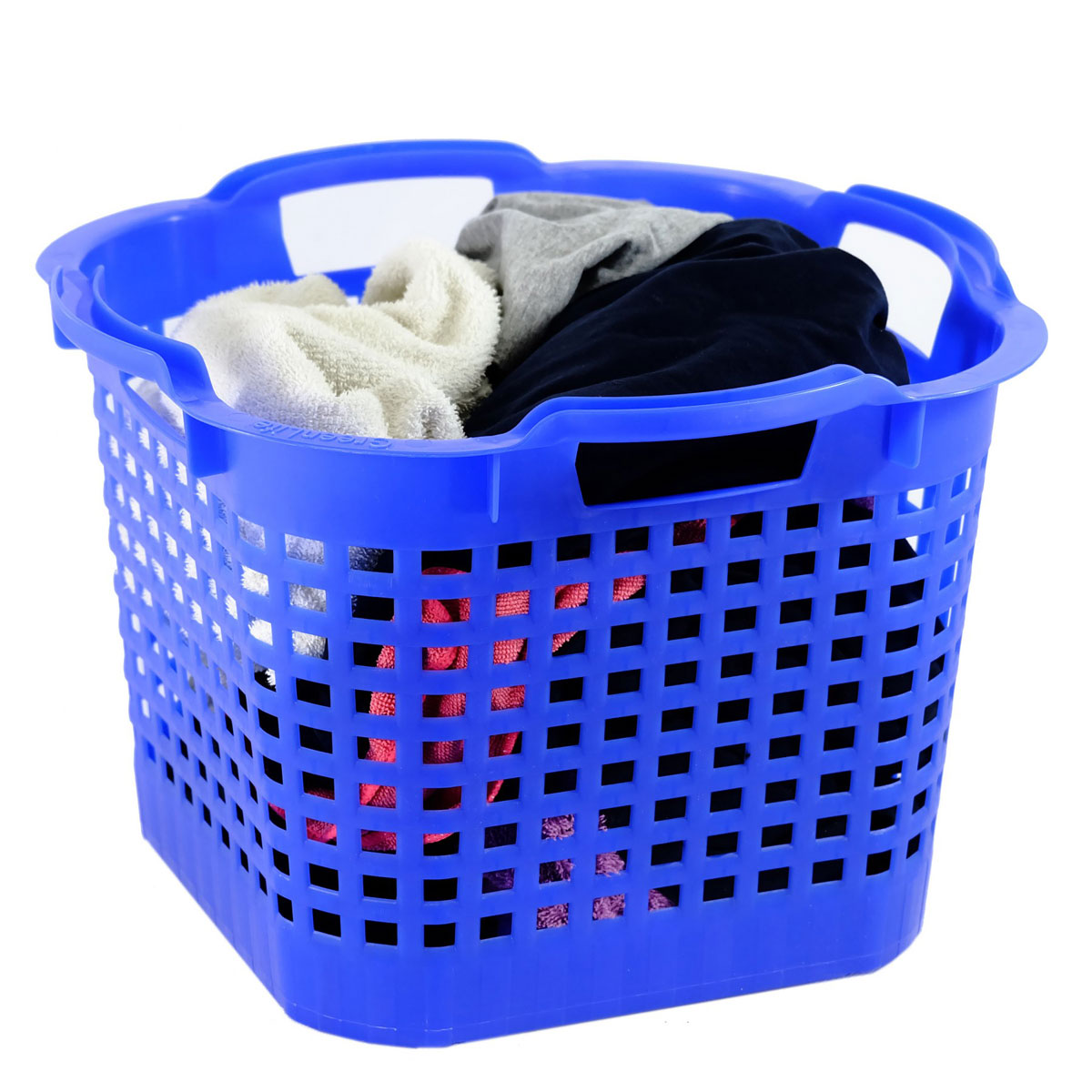 GreenLife Uni-Korb 25 kg, 3 Stück, drehstapelbar, blau Bild 6