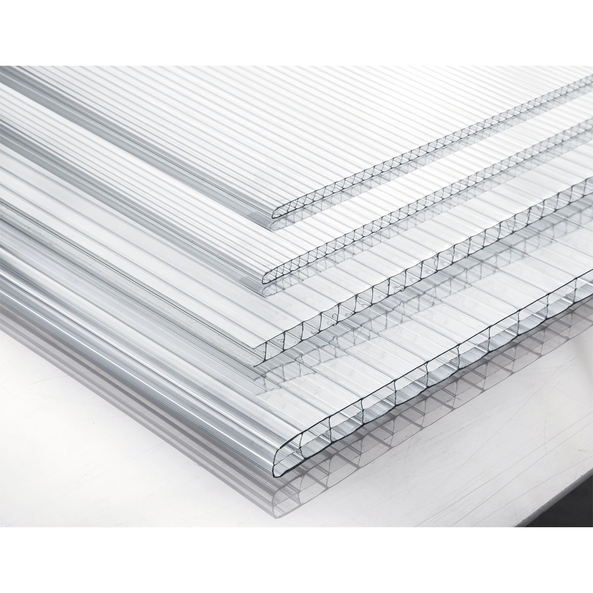 gutta Polycarbonat-Hohlkammerplatte transparent 250 x 98 x 1 cm Bild 7