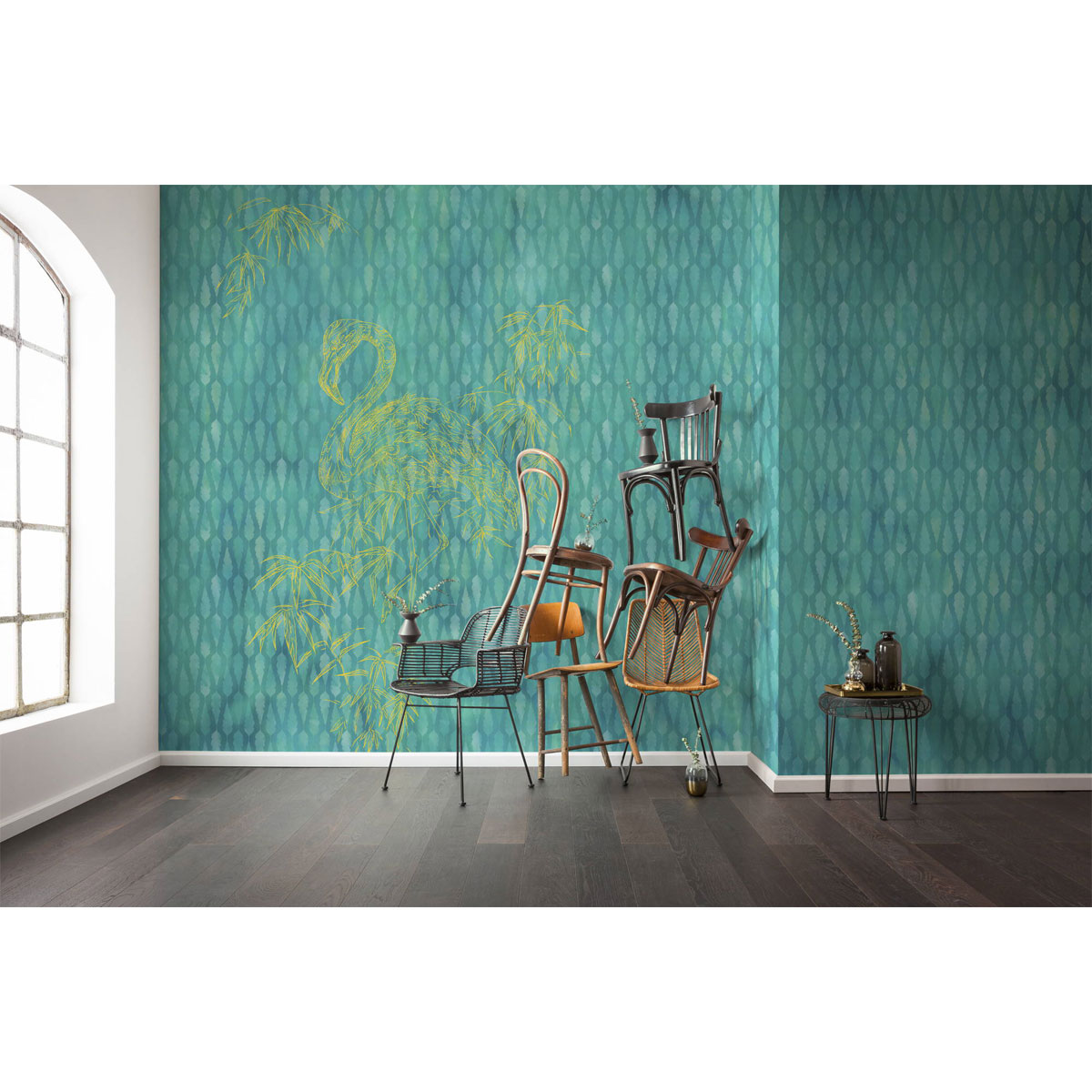 Komar  Vlies Fototapete Wild Flamingo 200x250 cm