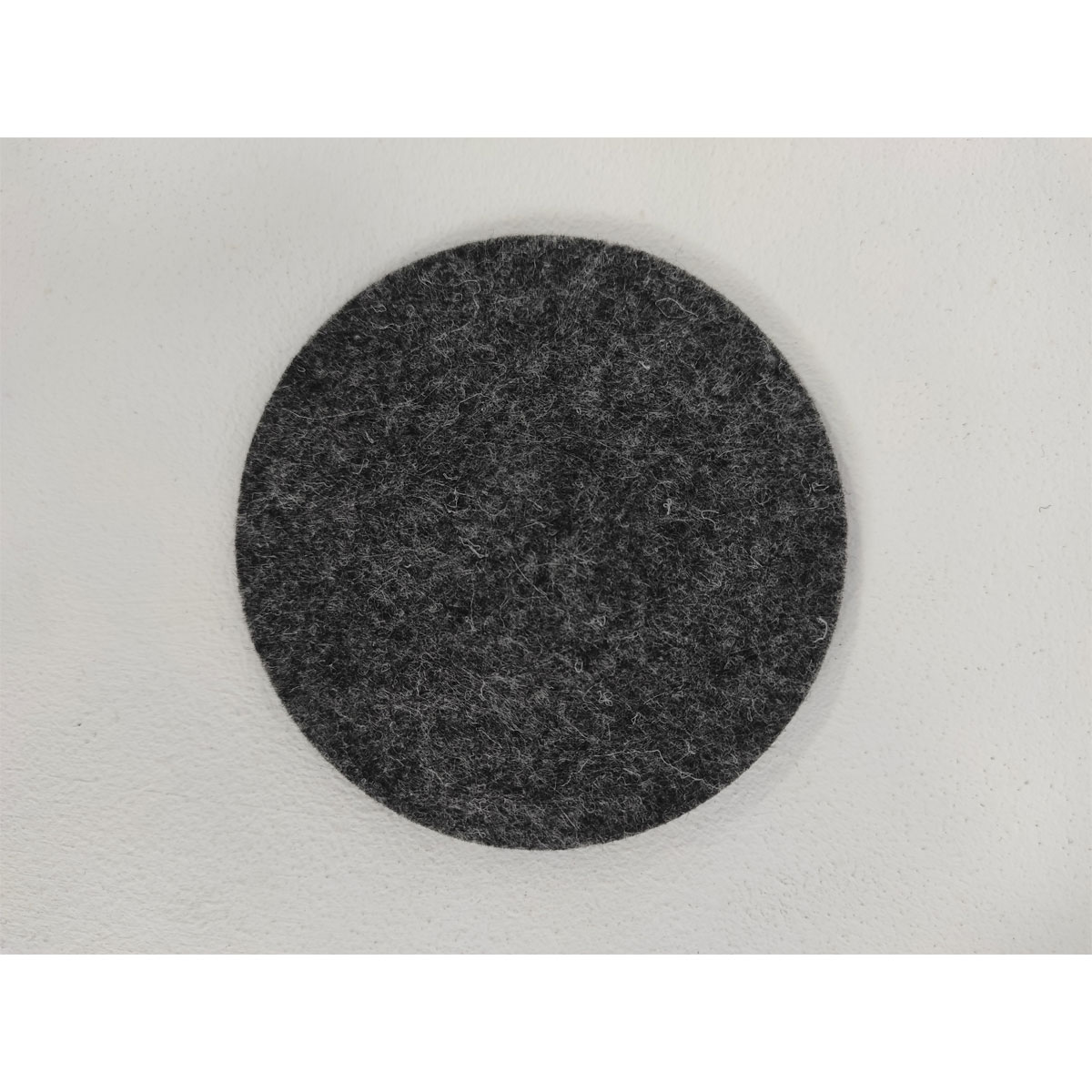 Untersetzer Filz Durchmesser 10 cm dunkelgrau