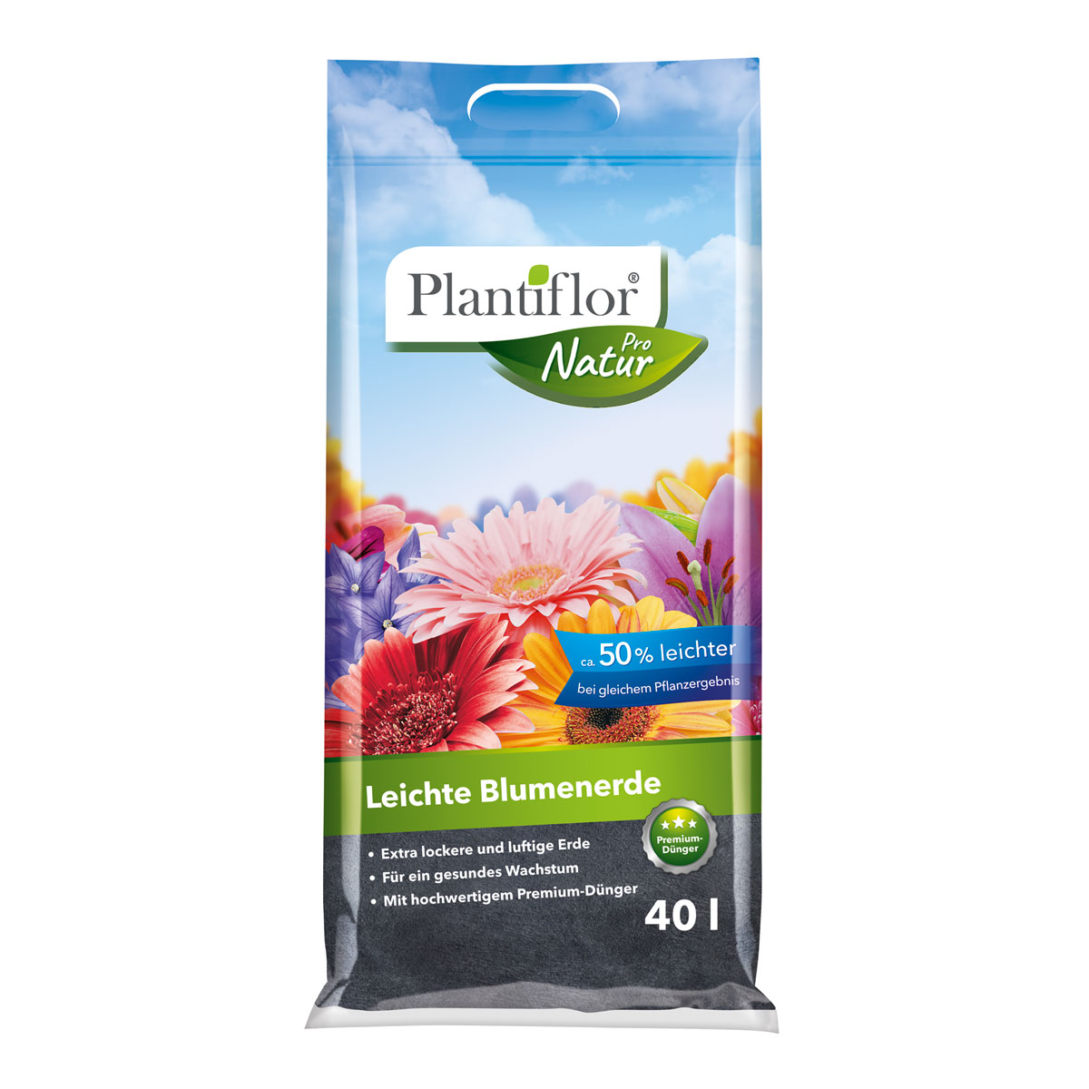 Plantiflor Leichte Blumenerde 40 L