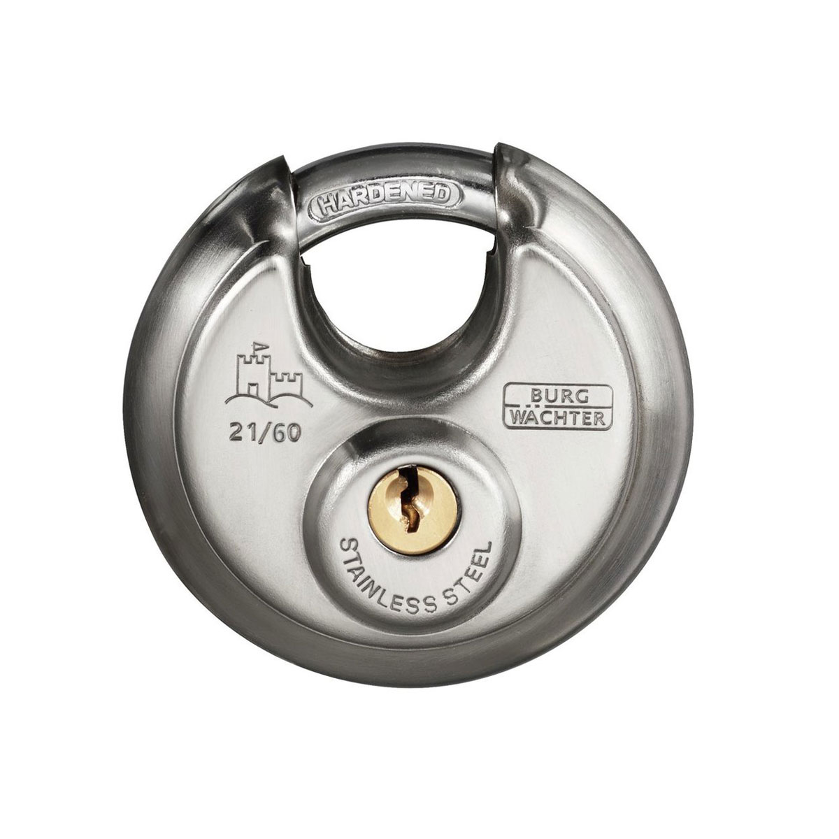 Burg Wächter Zylinder-Vorhängeschloss Circle 21 60,5 60,7 x 60,5 x 26,5 mm